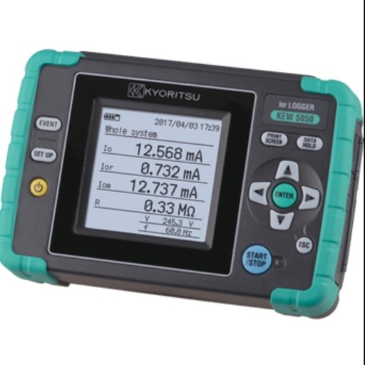 [EZR.1700399] Kyoritsu KEW 5050 Power Analyzers lor Leakage Current Logger Original