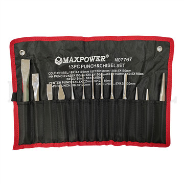 [EZM.5203749] 13 Pcs Octagonal Steel Punch Set