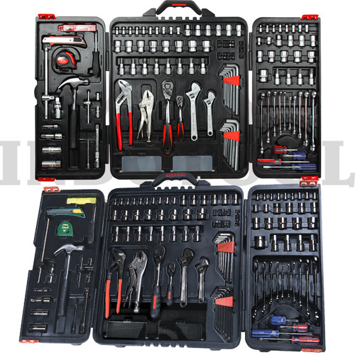 [EZM.5205405] 136 PCS, 1/4"&1/2" DR. SOCKET WRENCH SET TK-076, 6PT 0 MAXPOWER