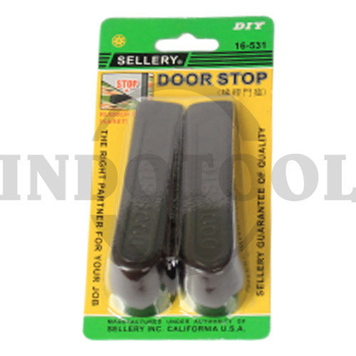 [EZM.5200462] 2 PCS KARET PENAHAN PINTU / DOOR STOPS BROWN SELLERY