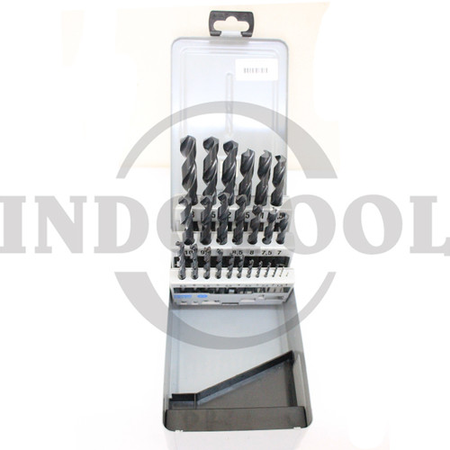 [EZM.5205085] 25 PCS HSS PARALLEL SHANK TWIST DRILL SET, LIST 500 1-13mm NACHI