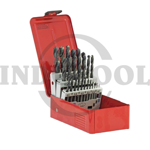 25-PIECE SET A100 DRILL TYPE A190204 1.0-13.0 x 0.5 DORMER