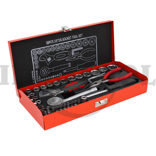 [EZM.5205366] 38 PCS KUNCI SOCKET SET 3/8" 6 PT TK-016 MAXPOWER