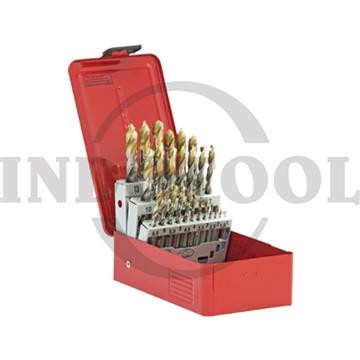 [EZM.5203298] 41 PCS MATA BOR BESI 6.0-10.0mm / 41 PCS HSS TIN COATED JOBBER DRILL