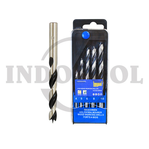 [EZM.5204791] 5 PCS WOOD WORKING DRILL SET 4,5,6,8,10mm LANGSOL