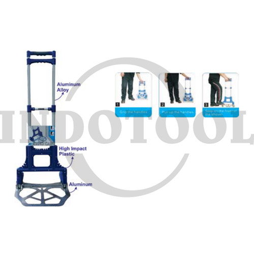[EZM.5202643] ALAT ANGKUT BARANG KAP.60KG / HAND CART ALUMINUM 1000x394x406MM ROHA