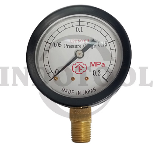 [EZM.5205169] ALAT PENGUKUR TEKANAN / PRESSURE GAUGE LPG, 0 - 2kg YAMATO
