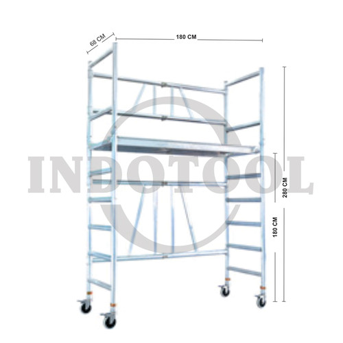 [EZM.5204685] ALUMINIUM PLATFORM 68 x 180 x 280cm ROHA