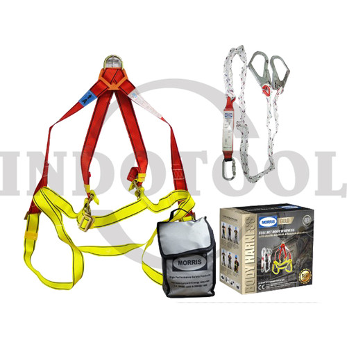 [EZM.5202772] BODY HARNESS, FULL SET GOLD / SABUK / TALI PENGAMAN FULL BODY MORRIS