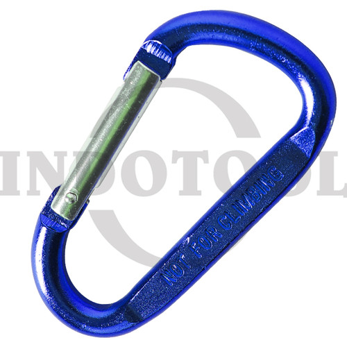 [EZM.5205335] CARABINER 2 PCS - BIRU 8X80 ROHA / KARABINER / GANTUNGAN / PENGAIT