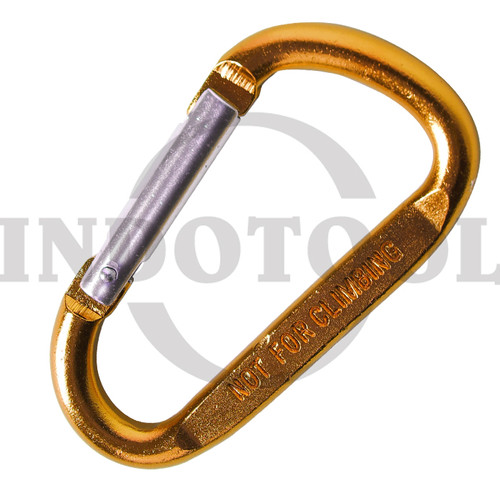 [EZM.5200476] CARABINER 2 PCS - KUNING 6X60 ROHA / KARABINER / GANTUNGAN / PENGAIT