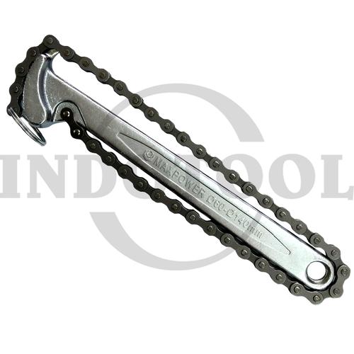 [EZM.5200780] CHAIN PIPE WRENCH 230 MM / KUNCI OIL FILTER RANTAI 230MM MAXPOWER