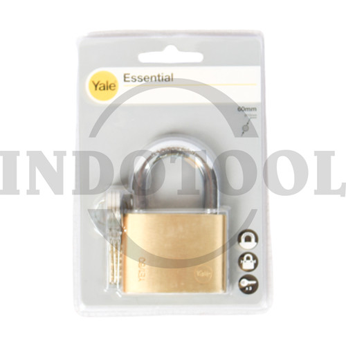 [EZM.5202779] GEMBOK / INDOOR BRASS STANDARD PADLOCK TYPE YE1 60mm YALE