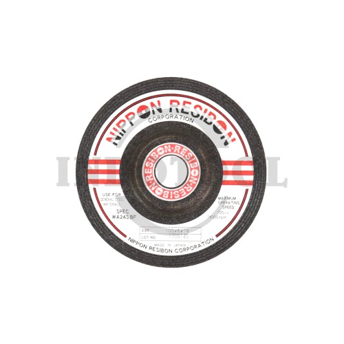 GRINDING WHEEL WA-24S, 4" x 6mm NIPPON RESIBON