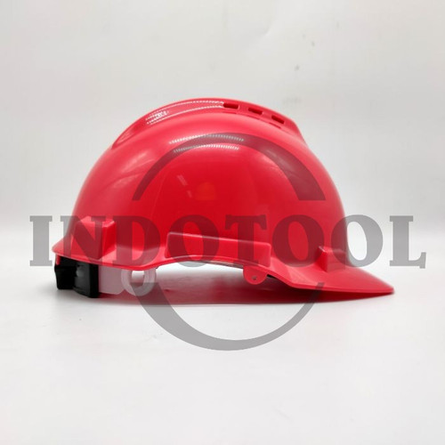 [EZM.5201248] HELM PROYEK / HELM SAFETY MERAH / SAFETY HELMETS RED SM924 MORRIS