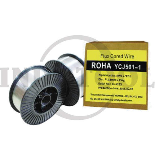 [EZM.5200834] KAWAT LAS ROLL CO2, E71T FLUX CORED 1.2mm, 15kg ROHA