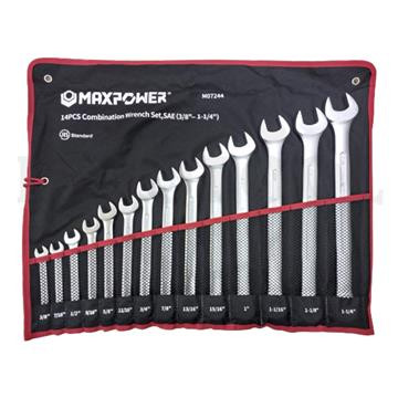 [EZM.5204324] KUNCI RING PAS 3/8" - 1-1/4" SET / 14 PCS COMBINATION WRENCH SET INCH