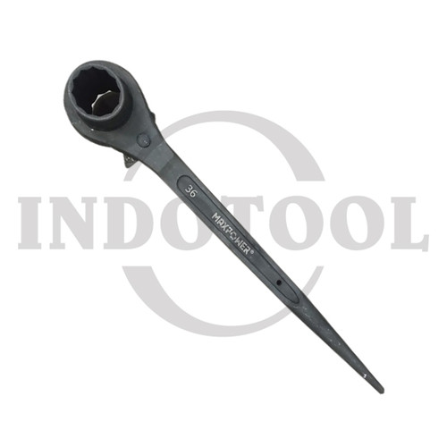 [EZM.5201170] KUNCI RING RACHET 36 X 41MM SKAFOLDING /DOUBLE RATCHET WRENCH MAXPOWER