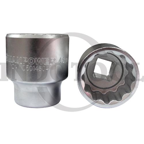 [EZM.5200658] Kunci Sok / Mata Sok / Soket 3/4 " 12 PT 46 mm MAXPOWER