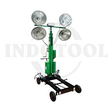 [EZM.5204066] LAMPU PENERANGAN PROYEK MLT-22, 1000W x 4 / MOBILE LIGHT TOWER MORRIS