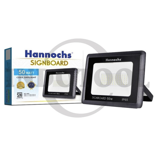 [EZM.5202497] LED FLOOD LIGHT SIGNBOARD, WHITE 50W HANNOCHS