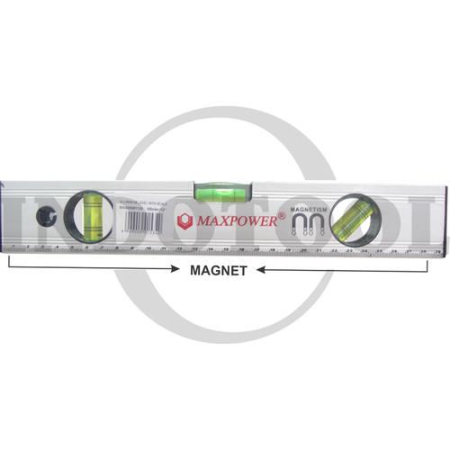 [EZM.5200769] MAGNET ALUMINIUM / ALUMINUM LEVEL WITH SCALE (MAGNETIC) 48" MAXPOWER