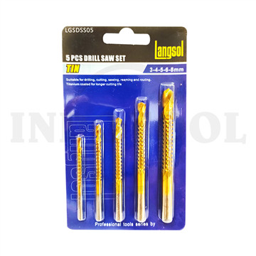 [EZM.5203948] Mata Bor Gergaji isi 5 Pcs Drill Saw Set LANGSOL