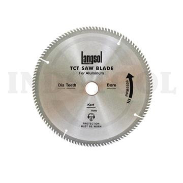[EZM.5204482] MATA GERGAJI POTONG ALUMINIUM 10" - TCT SAW BLADE 10"X100T - LANGSOL