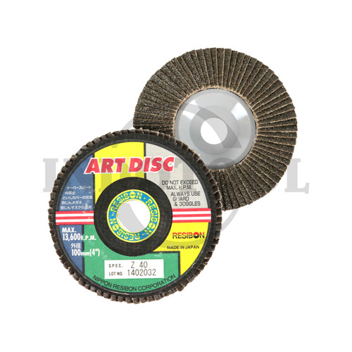 [EZM.5205342] MATA GERINDA AMPLAS SUSUN 4" / FLAP DISC, ART DISC Z-40 NIPPON RESIBON