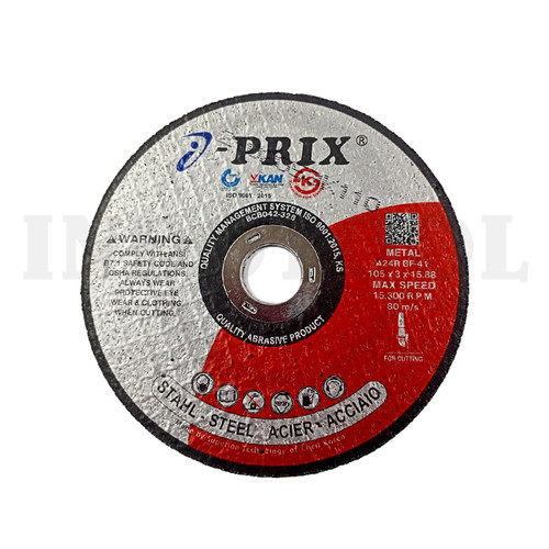[EZM.5204911] MATA GURINDA / BATU GERINDA POTONG A24RBF-41, 4" x 3mm I-PRIX