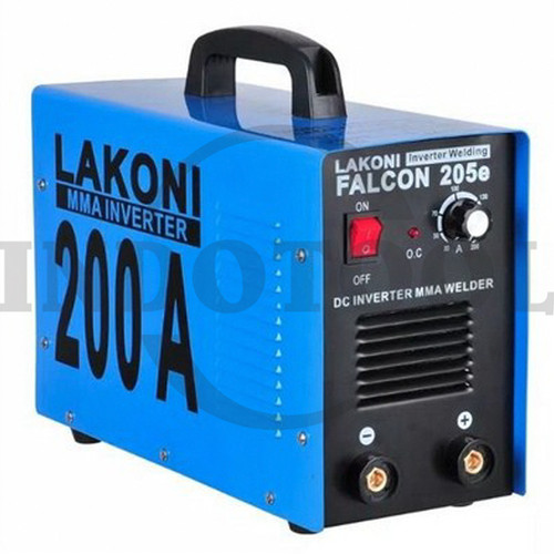 [EZM.5204905] MESIN LAS / PORTABLE INVERTER WELDER FALCON 205E, 200Amp LAKONI