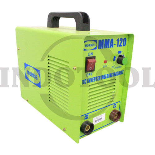 [EZM.5205403] MESIN LAS MMA-120 AMP-GREEN / WELDING TRANSFORMER INVERTER MORRIS