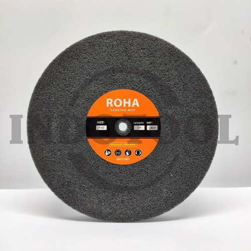 [EZM.5201649] NON-WOVEN ABRASIVE WHEELS 240-7P 8" x 2" ROHA