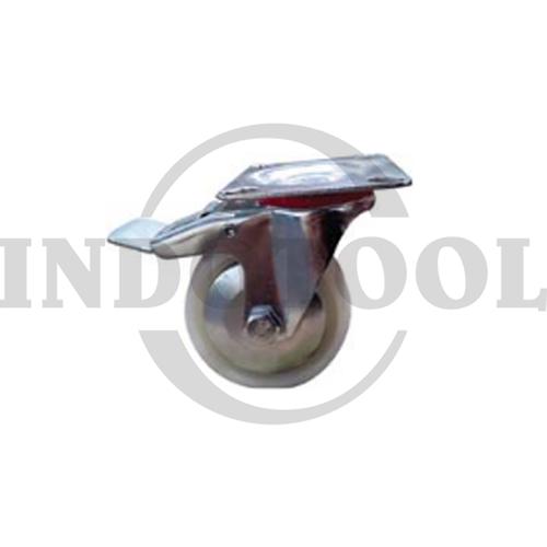 [EZM.5202289] NYLON CASTER, DBL BRAKE 5" (125x33mm), 100kg ROHA