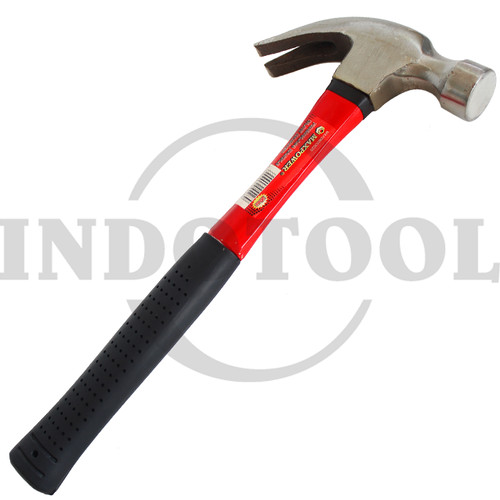 [EZM.5201488] PALU KAMBING GAGANG FIBERGLASS 12 OZ / HANDLE CLAW HAMMER MAXPOWER