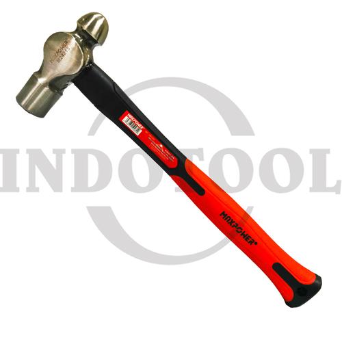[EZM.5202532] PALU KONDE GAGANG FIBERGLASS HANDLE BALL PEIN HAMMER 2 lb MAXPOWER