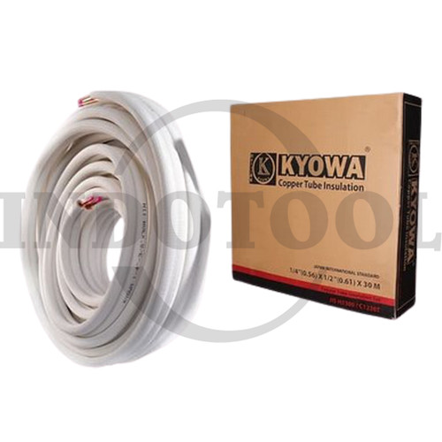 [EZM.5205920] PIPA TEMBAGA SELANG AC INSULATION 2 PK ECOPRO 1/4"x1/2"x30 MTR KYOWA