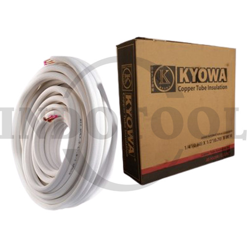 [EZM.5205919] PIPA TEMBAGA SELANG AC INSULATION 2 PK SUPERMAX 1/4"x1/2"x20 MTR KYOWA