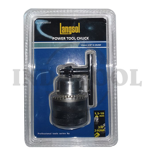 [EZM.5205903] POWER TOOL CHUCK 10MM ( 3/8" x 24UNF ) / KEPALA MESIN BOR LANGSOL