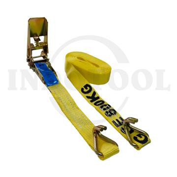 [EZM.5203401] Ratchet Tie Down 1"x800kg Cargo Lashing Belt Pengikat Barang SHUANG GE