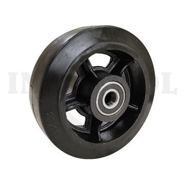 [EZM.5203923] Roda Gerobak Dorong Rubber Single Wheel Cast Iron Rim 8" ROHA