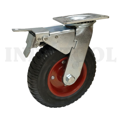 [EZM.5204418] RODA KARET 10" (REM) / RODA TORLI / GEROBAK / RUBBER CASTER 250kg ROHA