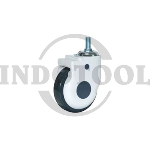 [EZM.5201676] RODA KASUR RUMAH SAKIT 5" ULIR / TPR HOSPITAL CASTER THREADED 5" ROHA