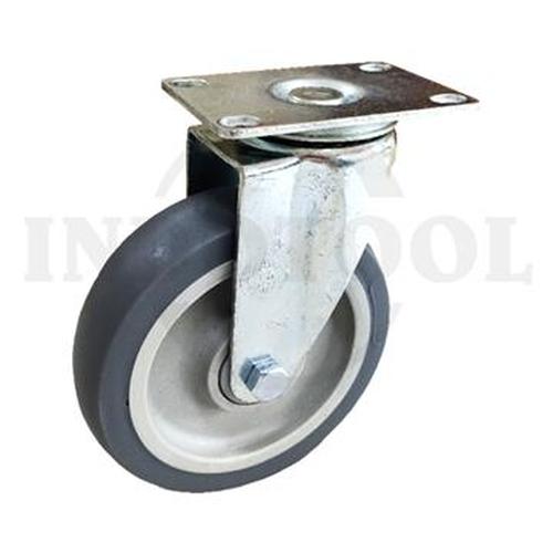 [EZM.5200160] Roda Troli Hidup 5" Medium Duty TPR Caster Swivel (125x30mm)100kg ROHA