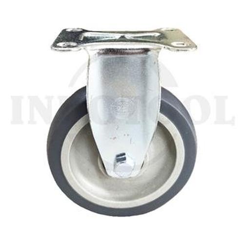 [EZM.5200153] Roda Troli Mati 4" Medium Duty TPR Caster FIXED (100x30mm) 90kg ROHA