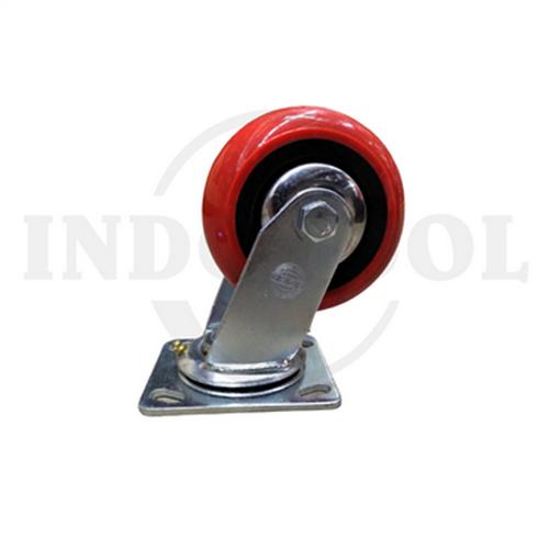 [EZM.5200177] RODA TROLI PUTAR 5" / PVC CASTER HEAVY DUTY 5" (100x50mm), 130kg ROHA