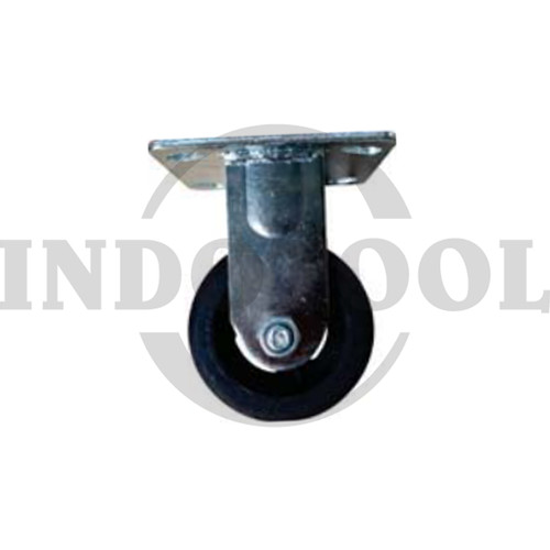 [EZM.5202650] RUBBER CASTER HEAVY DUTY, FIXED 6" (150x50mm), 200kg ROHA