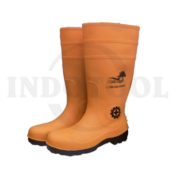 [EZM.5200234] Sepatu Boot Safety Boots Orange Size 41 - STEEL HORSE