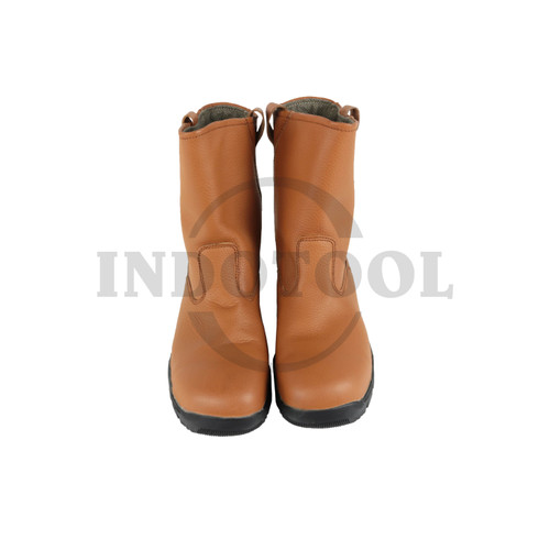 [EZM.5205201] SEPATU BOOTS COKLAT / SAFETY SHOES 9599C BROWN SIZE 4 (38) STEEL HORSE