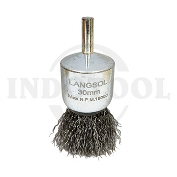 [EZM.5203958] Sikat Kawat 50mm / Circular End Brush Crimped 50mm LANGSOL